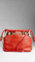 Thumbnail for your product : Burberry The Little Crush In Leather And House Check