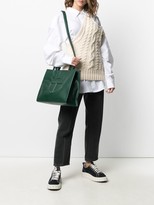 Thumbnail for your product : Telfar Cable Knit Off-Shoulder Jumper