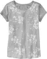 Thumbnail for your product : Old Navy Girls Satin-Front Tops