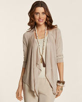 Thumbnail for your product : Chico's Woven Back Bren Cardigan