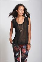 Thumbnail for your product : GUESS Shimmer Georgette Top
