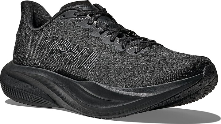 Hoka One One Mach 7 Men's Shoes Black/Black : 7 D - Medium Textile