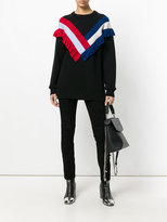 Thumbnail for your product : Laneus contrast pleats jumper