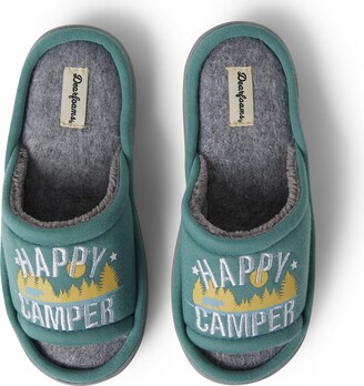 Dearfoams womens Lennox Indoor/Outdoor Camping Summer Slide Slipper