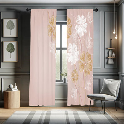 Dakota Fields Art Curtains, Fantasy Bridal Garden Spring
