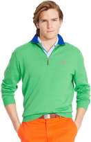 Thumbnail for your product : Polo Ralph Lauren Pima Cotton Half-Zip Sweater