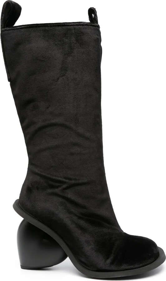 YUME YUME Love 115mm velvet mid-calf boots