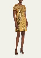 Thumbnail for your product : Carolina Herrera Embellished Sequin Shift Dress