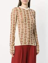 Thumbnail for your product : Chloé panelled slim fit sweater