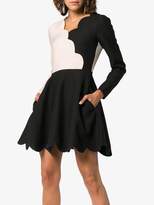 Thumbnail for your product : Valentino scalloped mini dress