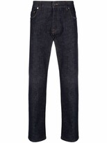 Thumbnail for your product : Fendi Raised-Logo Slim-Fit Jeans