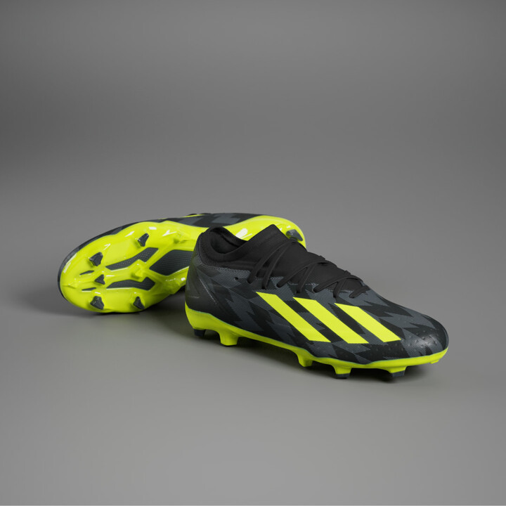 Adidas Predator Accuracy Injection.1 Low Firm Ground Soccer Cleats - Black & Yellow - 1 Each