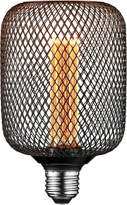 Next Glow NextGlowDecorativeLightBulb,3.5WCageCylinderLedLightBulb