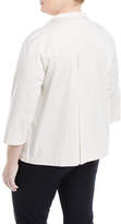 Thumbnail for your product : Lafayette 148 New York Plus Hara Hidden-Snap Topper Jacket, Plus Size
