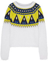 Thumbnail for your product : Aimo Richly Fair Isle Angora And Wool-Blend Sweater