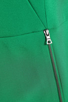 Thumbnail for your product : Alice + Olivia Lennon Zip-detailed Crepe Mini Dress
