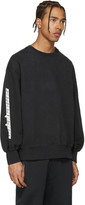 Thumbnail for your product : Yeezy Black calabasas Boxy Crewneck Sweatshirt