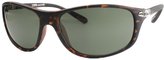 Thumbnail for your product : US Polo Association Cheyenne Matte Tortoise Plastic Sport Sunglasses Green Lens