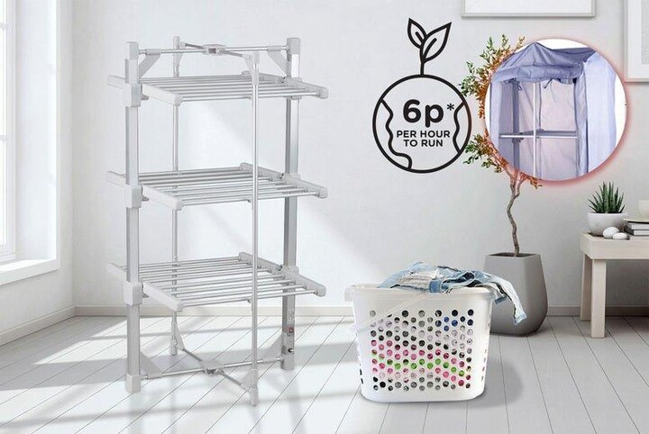 Clothes Drying Rack Heated Heated Clothes Airer Wowcher