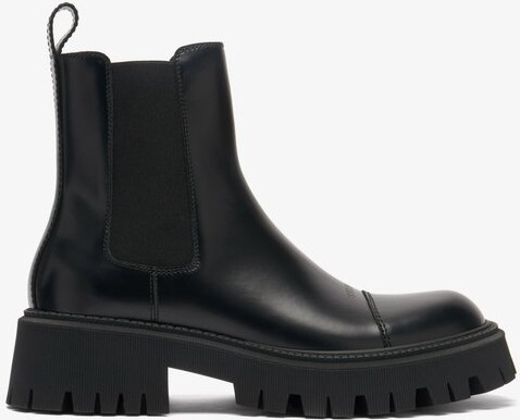 Balenciaga Tractor Trek-sole Leather Chelsea Boots - ShopStyle