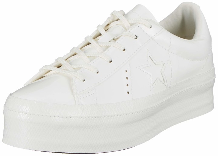 one star platform sneakers