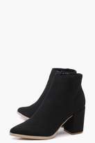 Thumbnail for your product : boohoo Hannah Pointed Toe Ankle Boot