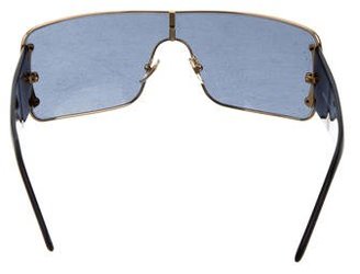 Versace Metallic Shield Sunglasses
