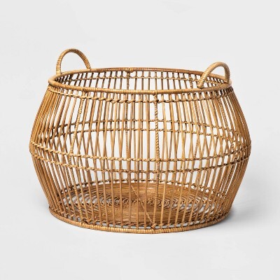 Round Rattan Decorative Baskets Natural - Project 62TM