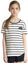 Thumbnail for your product : Splendid Girl's Venice Speckle Striped Tee
