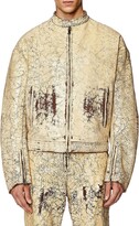 Thumbnail for your product : Diesel Alan Crackled Leather Biker Jacket