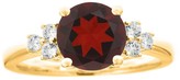 Thumbnail for your product : Premier 2.00cttw Round Garnet & Diamond Ring, 14K
