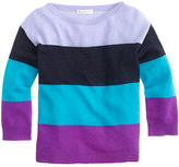 Thumbnail for your product : J.Crew Girls' merino wool colorblock sweater