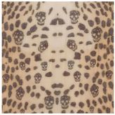 Thumbnail for your product : Alexander McQueen Leopard Skull Pashmina
