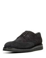 Thumbnail for your product : Vince Pryce Denim-Suede Brogue Shoe, Black