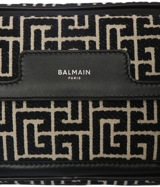 Balmain Monogram Jacquard Flap Wallet - ShopStyle
