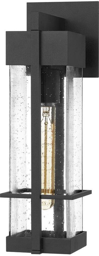 Quoizel Wynn 1-Light Earth Black Outdoor Wall Lantern Sconce