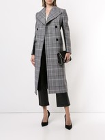 Thumbnail for your product : Givenchy Check Print Double-Breasted Coat