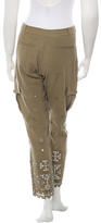 Thumbnail for your product : Sea Eyelet-Accented Straight-Leg Pants