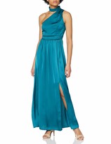 little mistress heather mesh halter maxi dress