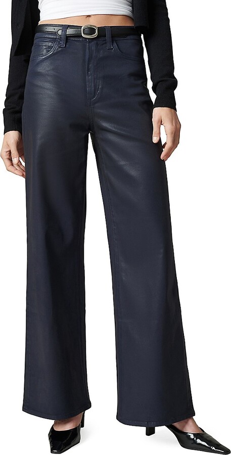 Joe's Jeans The Mia Petite Coated Wide Leg Jeans