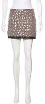 Thumbnail for your product : Diane von Furstenberg Embellished Mini Skirt