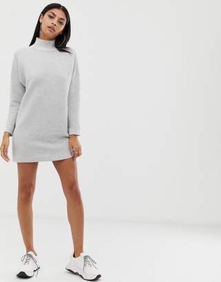 Missguided high neck knitted dress