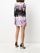 Thumbnail for your product : Pucci Heliconia Print Sequin Fringe Mini Dress