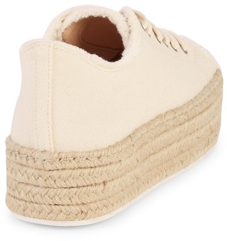schutz luana espadrille platform sneaker