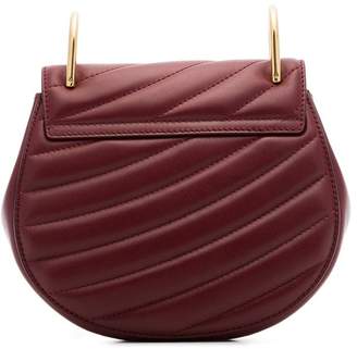 Chloé Claret Red Drew Bijou Quilted Leather Bag