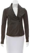 Thumbnail for your product : Vince Leather & Wool-Trimmed Jacket