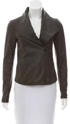 Vince Leather & Wool-Trimmed Jacket