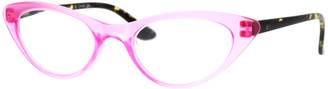 Cat Eye SA106 Womens Retro Design Narrow Plastic Reading Glasses +1.5