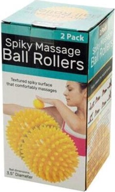 Kole Imports Spiky Massage Ball- 2 Pack