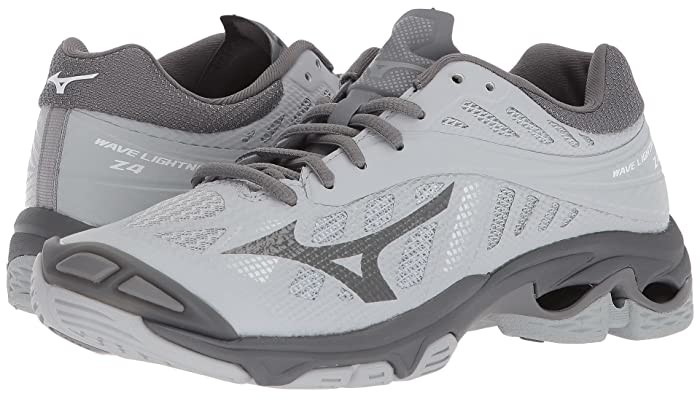 gray volleyball shoes